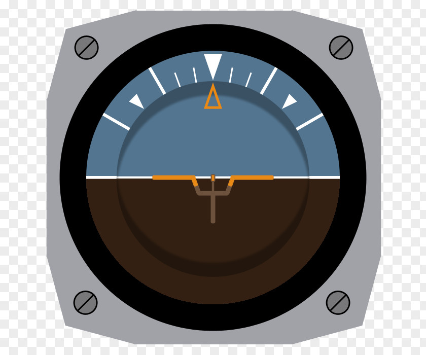 Indicator Aircraft Airplane Flight Attitude Gyroscope PNG