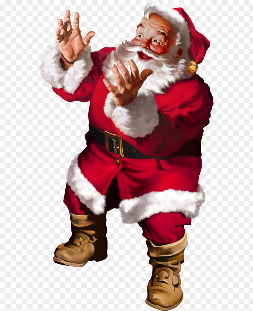 Santa Claus Ded Moroz Christmas New Year Clip Art PNG