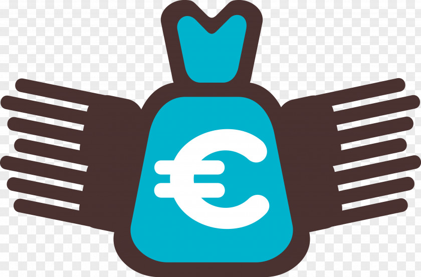 Blue Money Bag Finance PNG