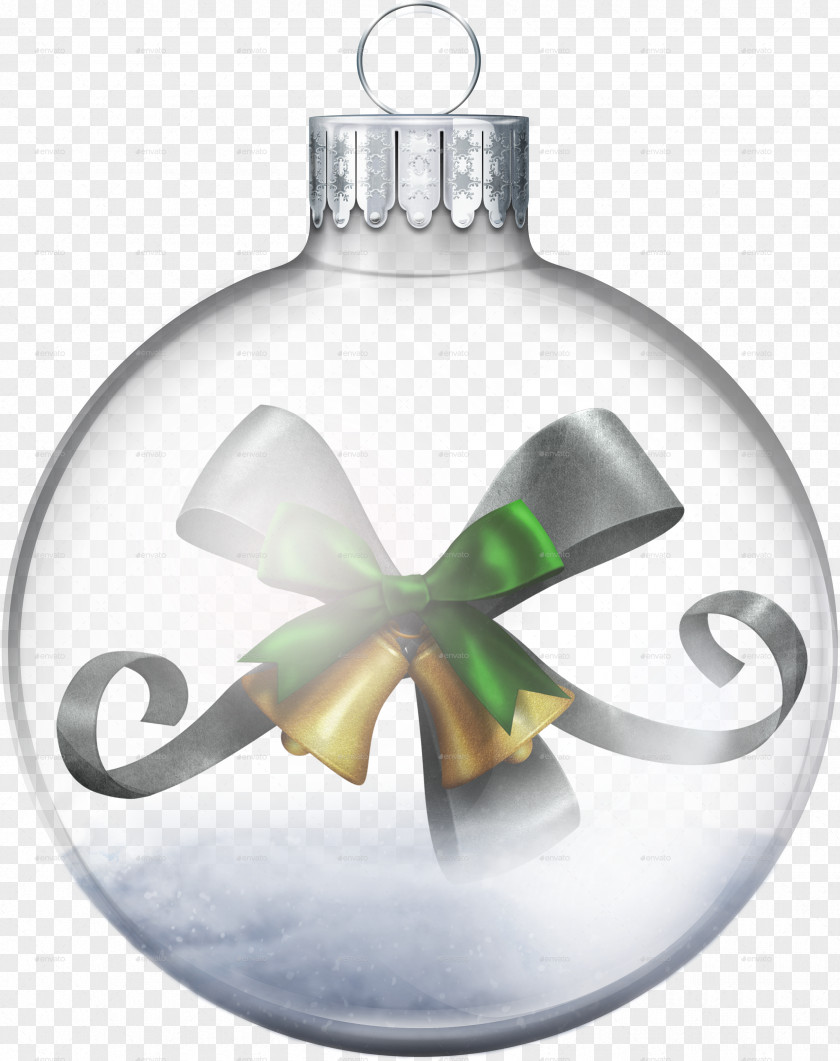 Bottle Christmas Ornament PNG