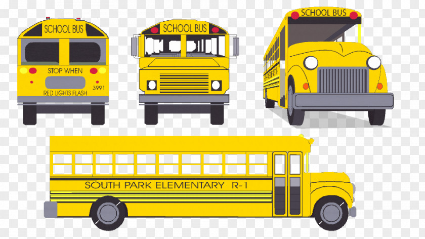 Children Bus School Eric Cartman South Park Elementary PNG