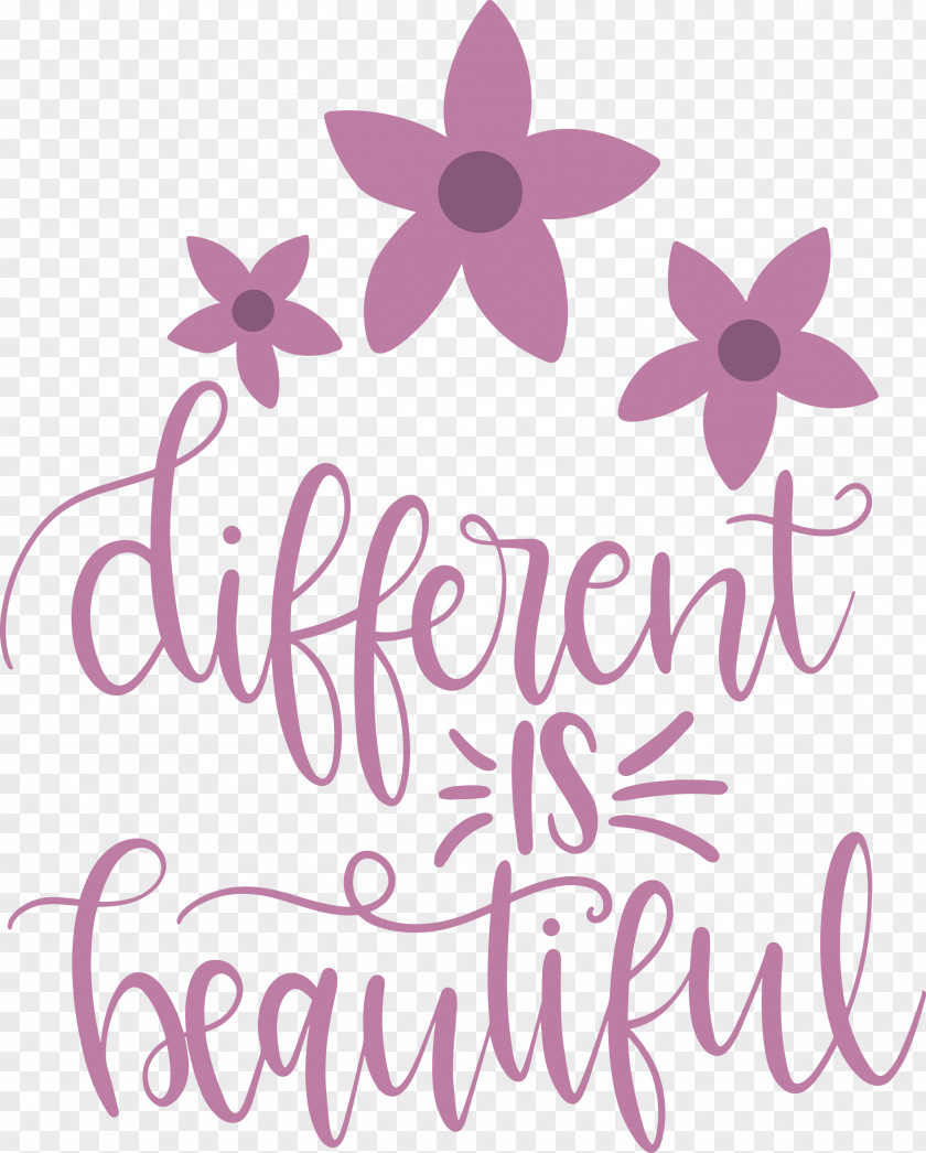 Different Is Beautiful Womens Day PNG