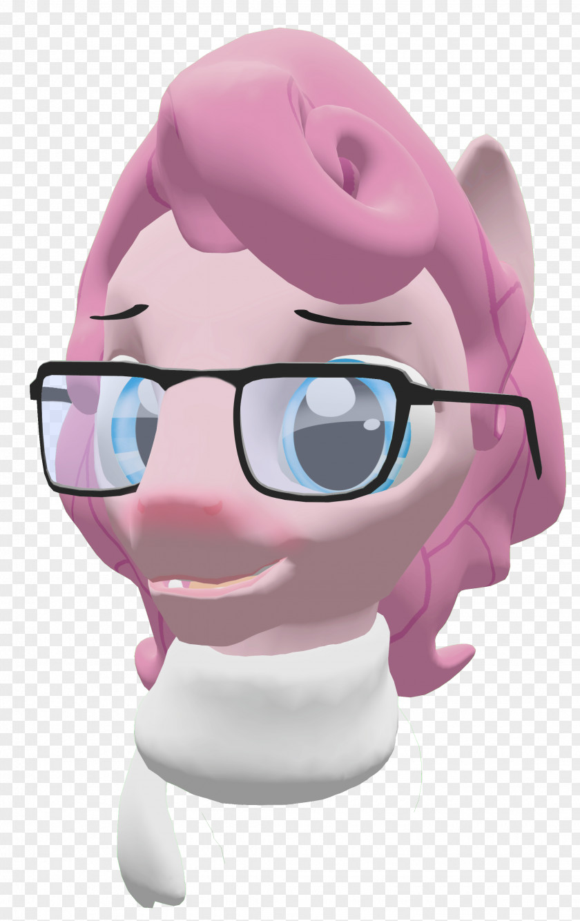 Glasses Pink M Goggles PNG