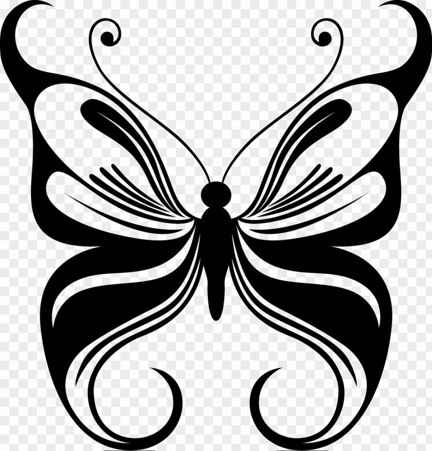 Ink Butterfly Nymphalidae Royalty-free Clip Art PNG