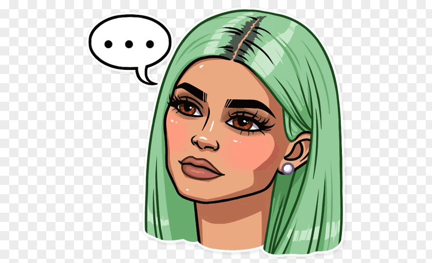 Kylie Jenner Keeping Up With The Kardashians Sticker Eye PNG