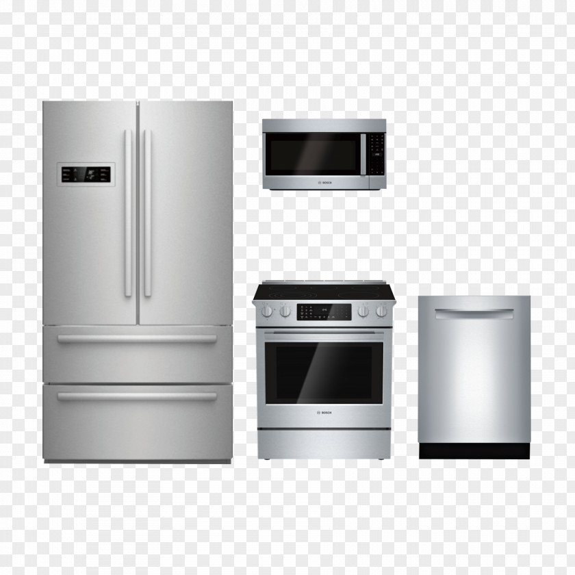 Practical Appliance Refrigerator Electric Stove Home Cooking Ranges Kitchen PNG