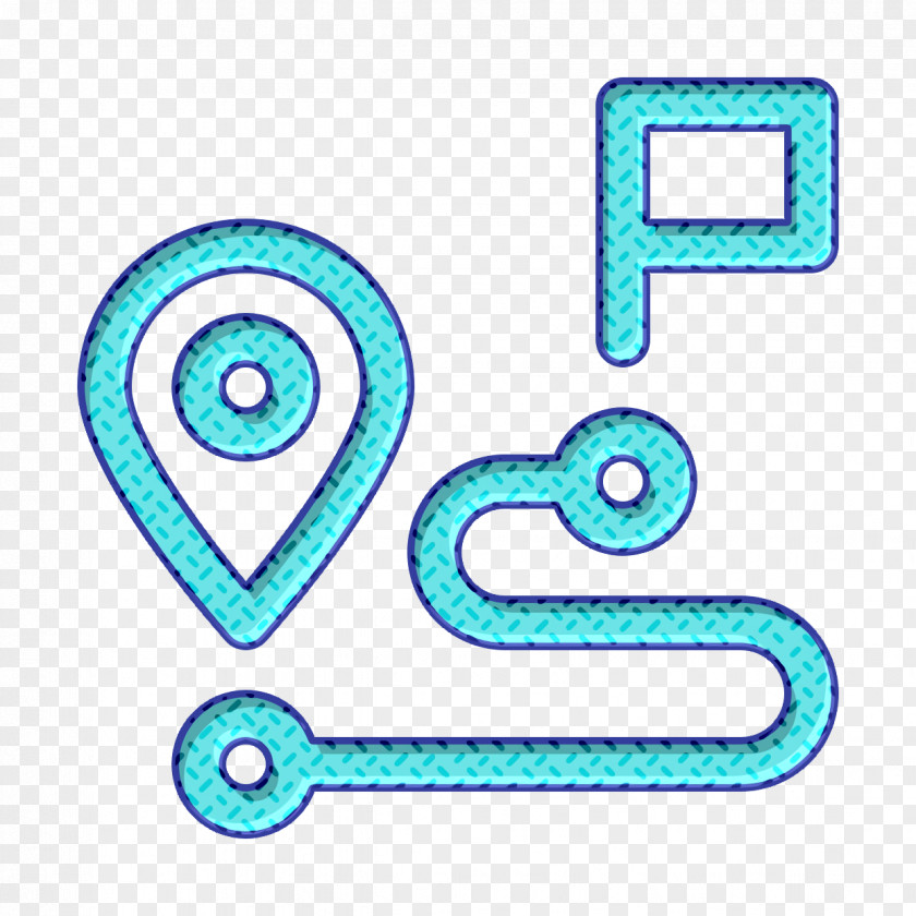 Road Icon Maps & Location Distance PNG