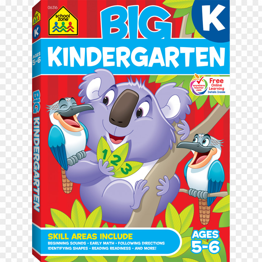 School Big Kindergarten Workbook Pre-school Education PNG
