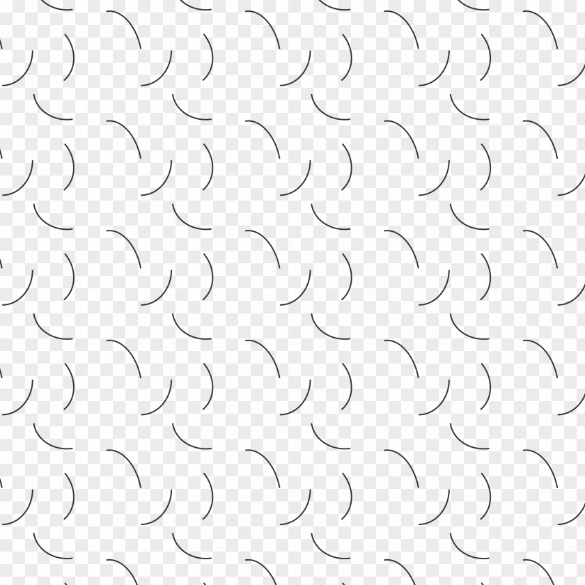 Black Curved Lines Paper White Pattern PNG