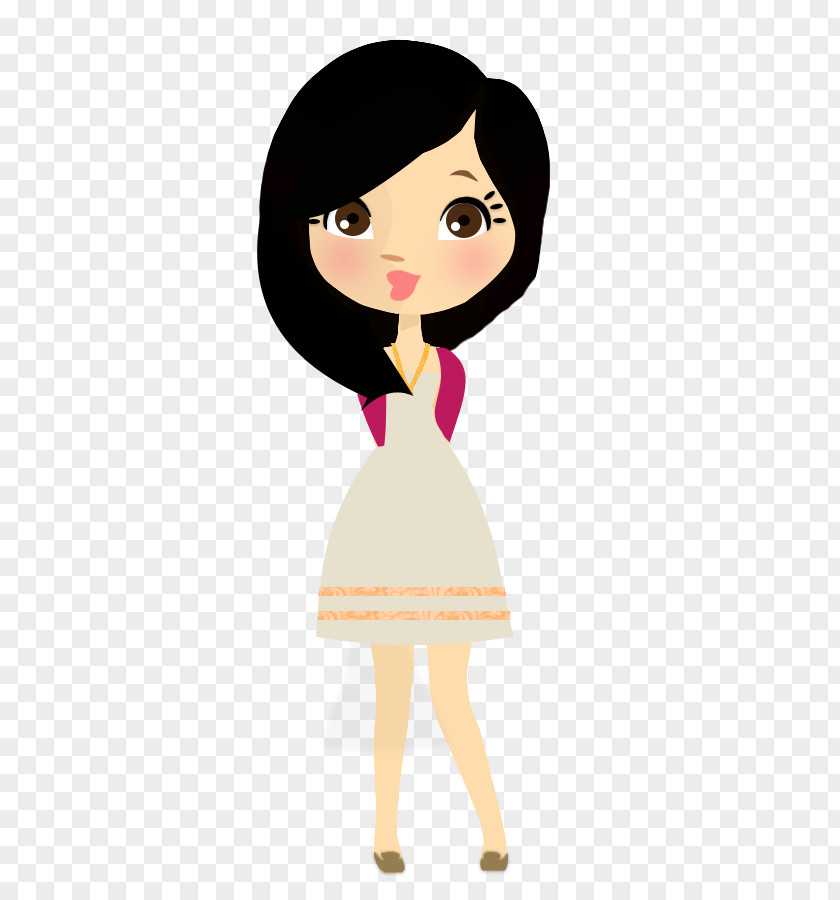 Brunette Vector Drawing Doll Demi Here We Go Again PNG