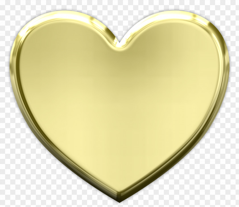 Gold Heart PNG