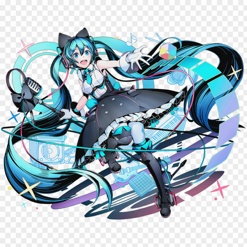 Hatsune Miku Graphic Design Itasha Divine Gate PNG