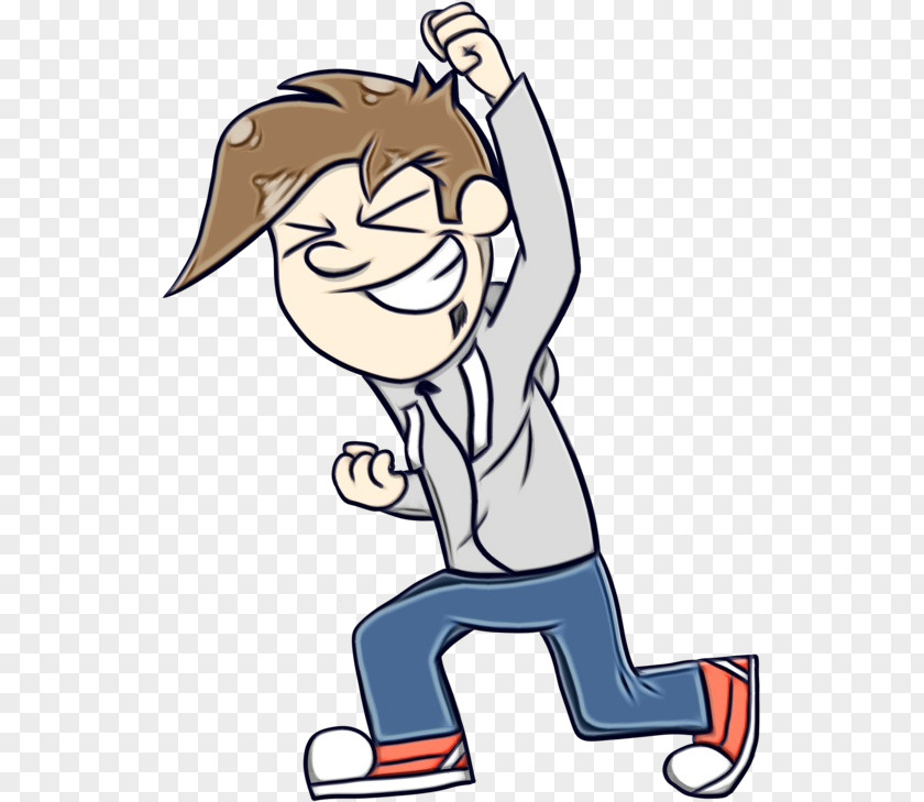 Thumb Pleased Cartoon Clip Art Finger Male Line PNG