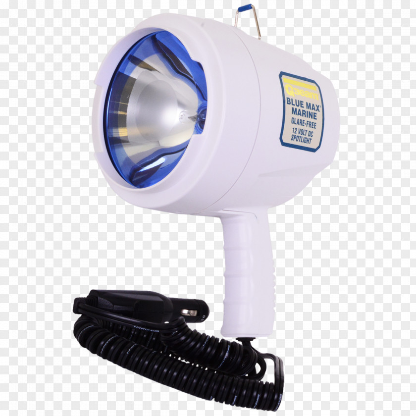 Beam Q-Beam Marine Blue Max 1100 DC Spotlight Glass Halogen Lamp PNG