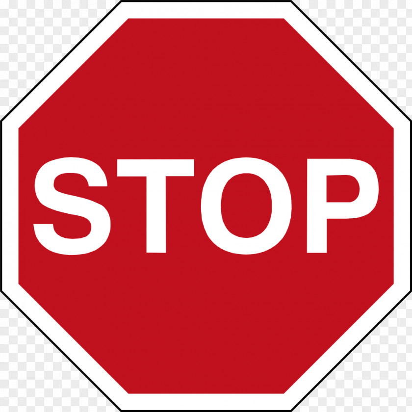Road Traffic Sign Stop Warning Signage PNG