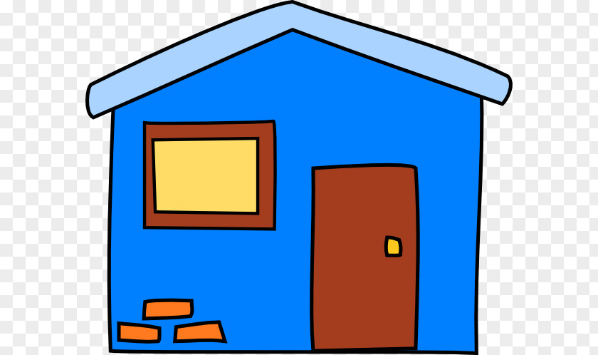 Blue 2 Story House Clip Art Openclipart PNG