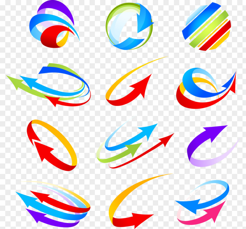 Creative Arrow Logo Clip Art PNG