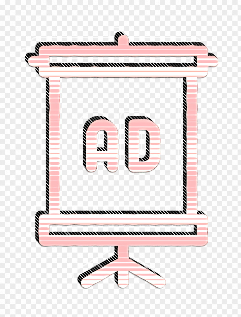Marketing And Advertising Icon Banner PNG