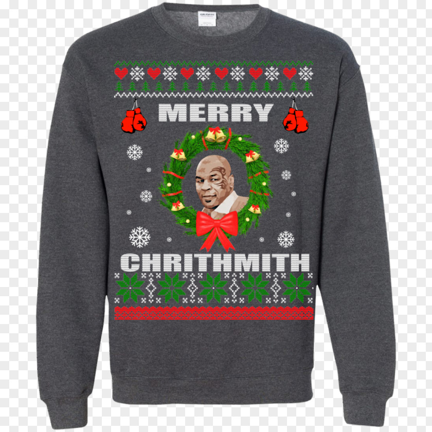Mike Tyson Hoodie T-shirt Christmas Jumper Sweater PNG