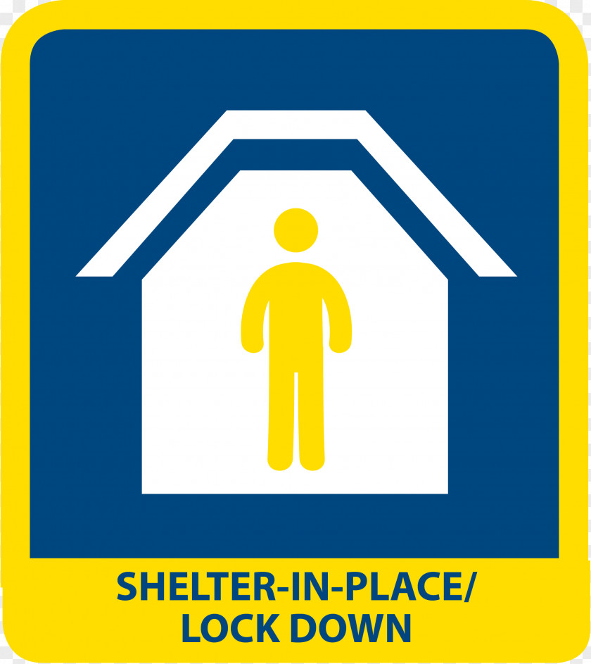 Shelter In Place Lockdown Emergency Management Symbol Building PNG