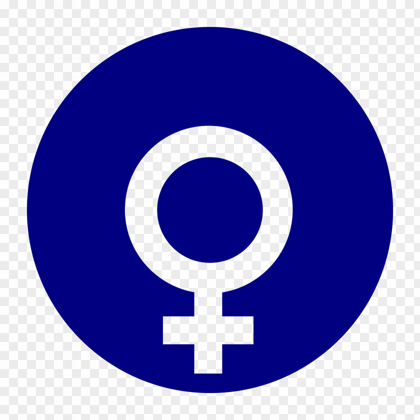 Symbol Gender Female Circle PNG