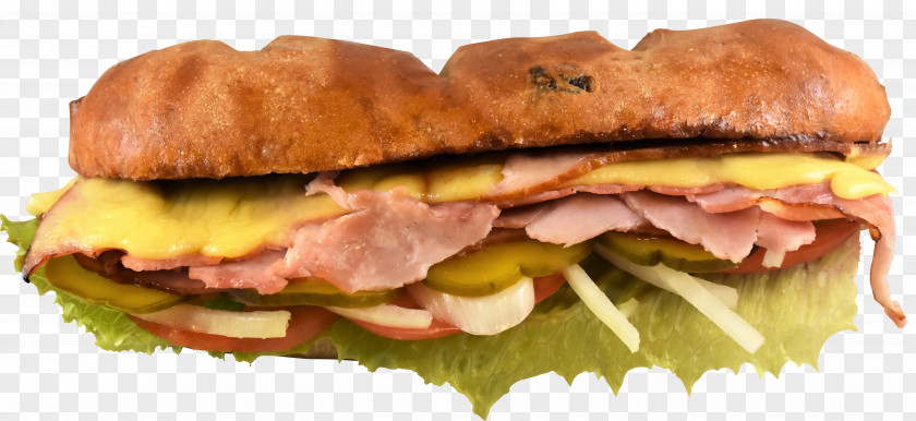 Turkey Ham Cheeseburger And Cheese Sandwich Breakfast Bocadillo Submarine PNG