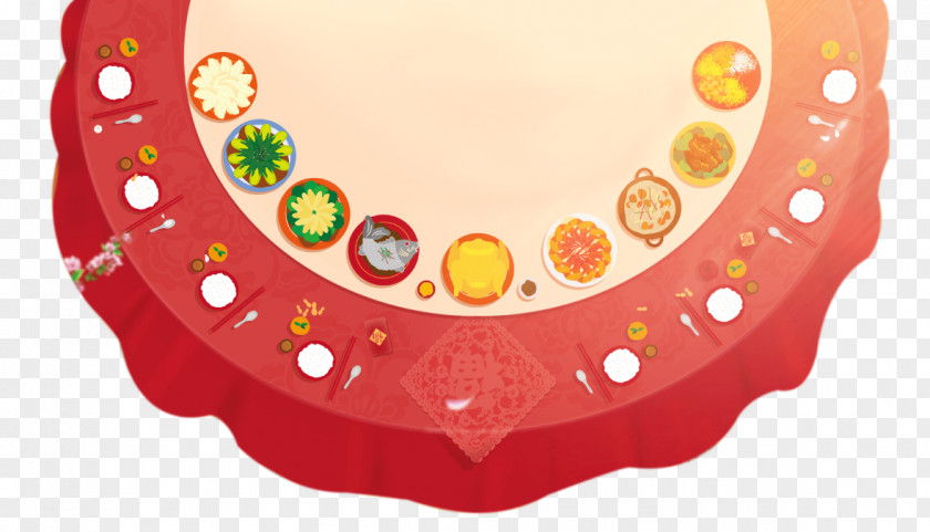 Chinese New Year Dinner Element Reunion Oudejaarsdag Van De Maankalender Lunar PNG