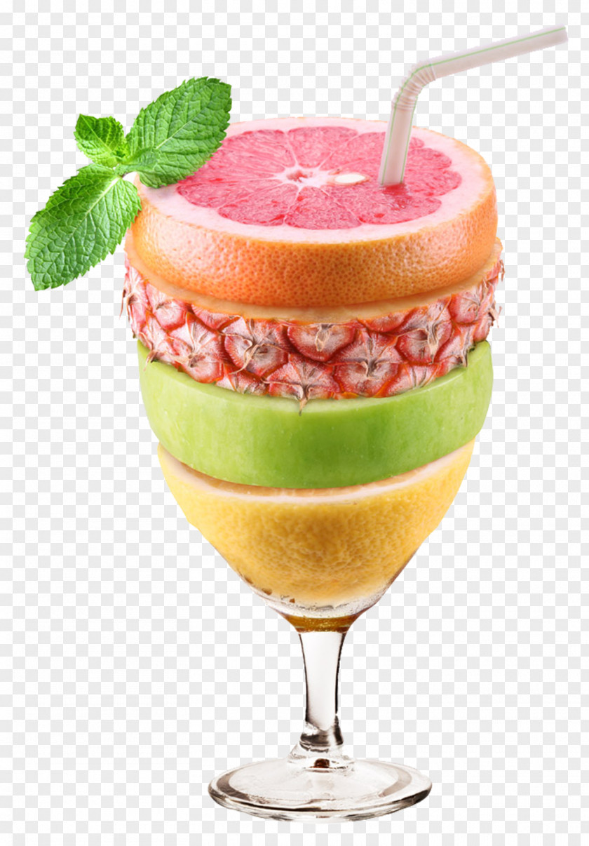 Creative Food Cartoon Ice Cream Orange Juice Soft Drink Grapefruit PNG