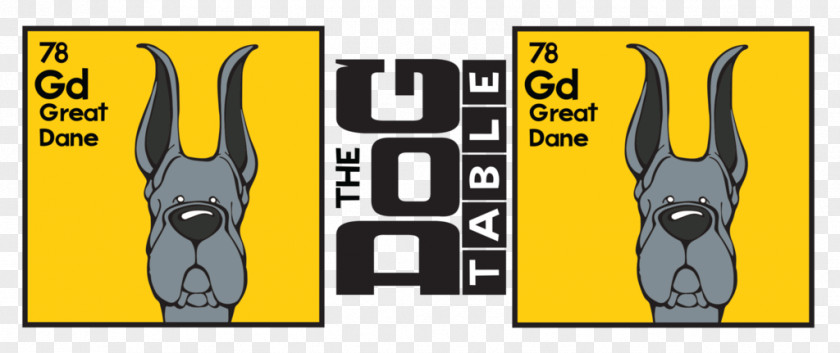 GREAT DANE Dog Art Logo Poster PNG