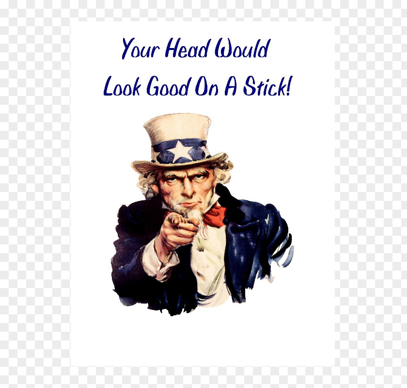 Ouch Uncle Sam Poster Zazzle Greeting & Note Cards PNG