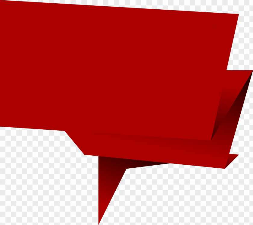 Red Speech Balloon Clip Art PNG