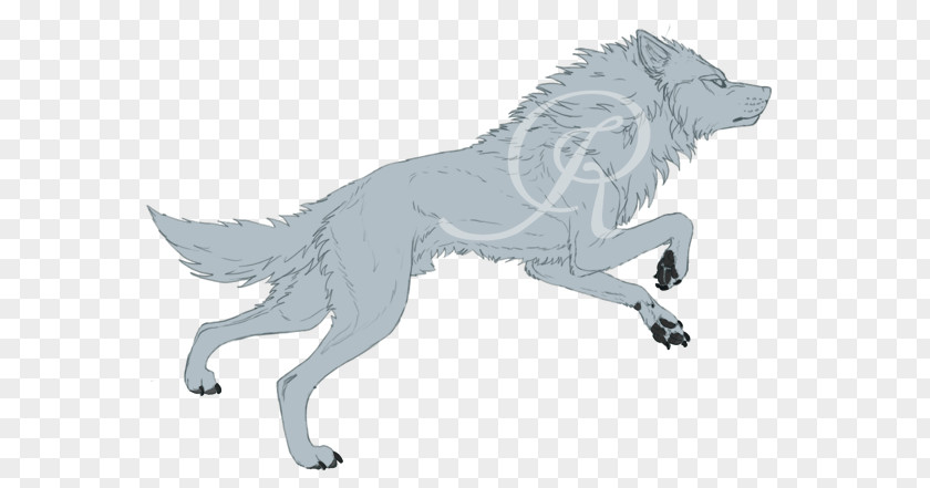 Wolf Sketch Canidae Dog Drawing Line Art Animal PNG