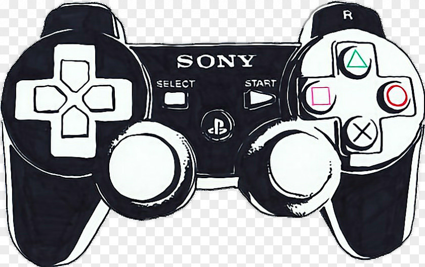 Play Station Drawing Xbox 360 Controller PlayStation Video Games Game Controllers PNG