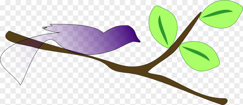 Flower Heart Leaf Clip Art Purple Violet Plant PNG