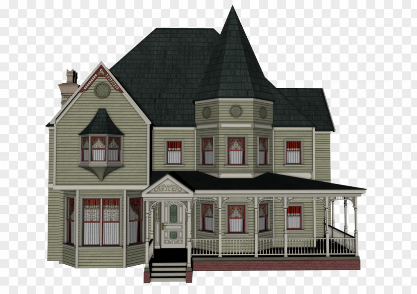 House Victorian Architecture Royalty-free PNG