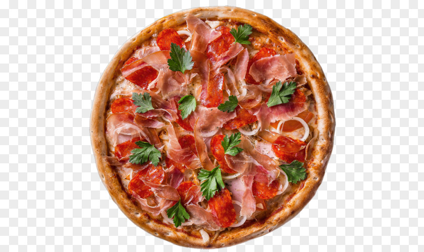 Pizza California-style Prosciutto Sicilian Bacon PNG