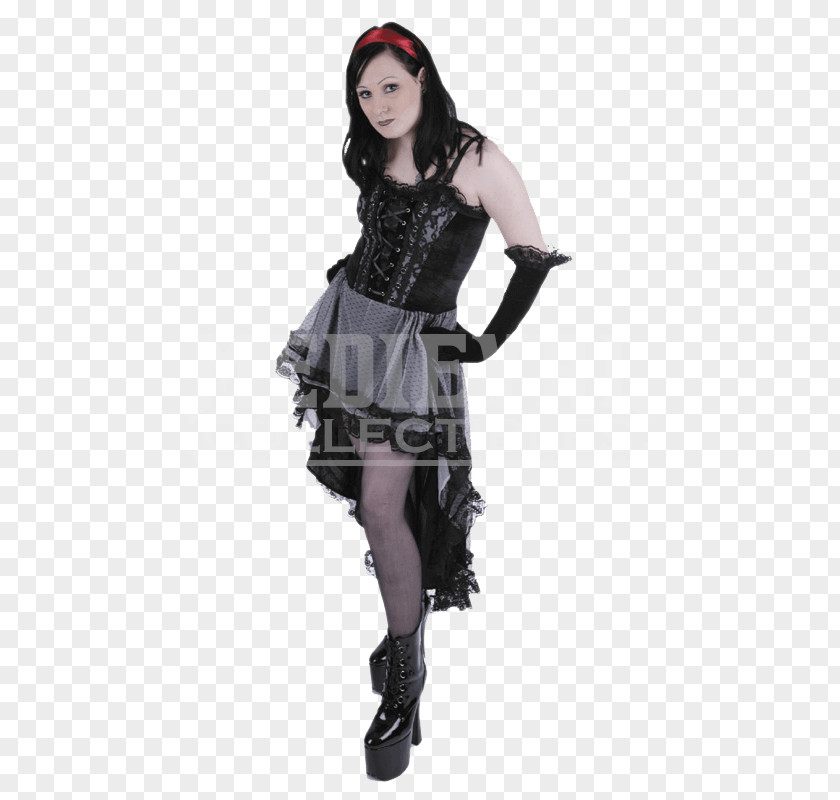 Goth Dress Costume Design PNG
