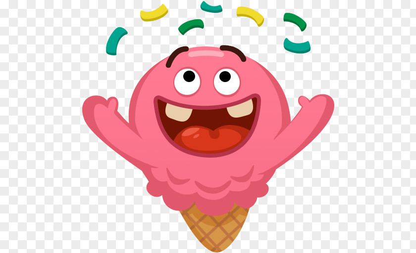 Ice Cream Sticker Telegram Clip Art PNG