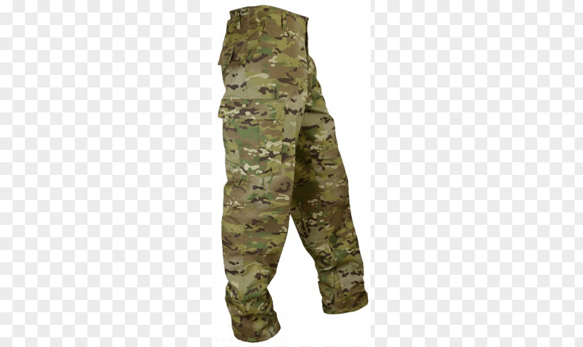 Military Camouflage MultiCam Battle Dress Uniform Pants PNG