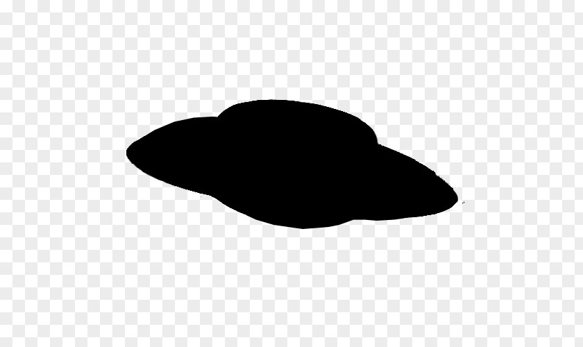 Silhouette Flying Saucer Unidentified Object PNG