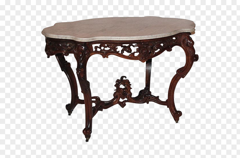 Table 1850s Antique Furniture PNG