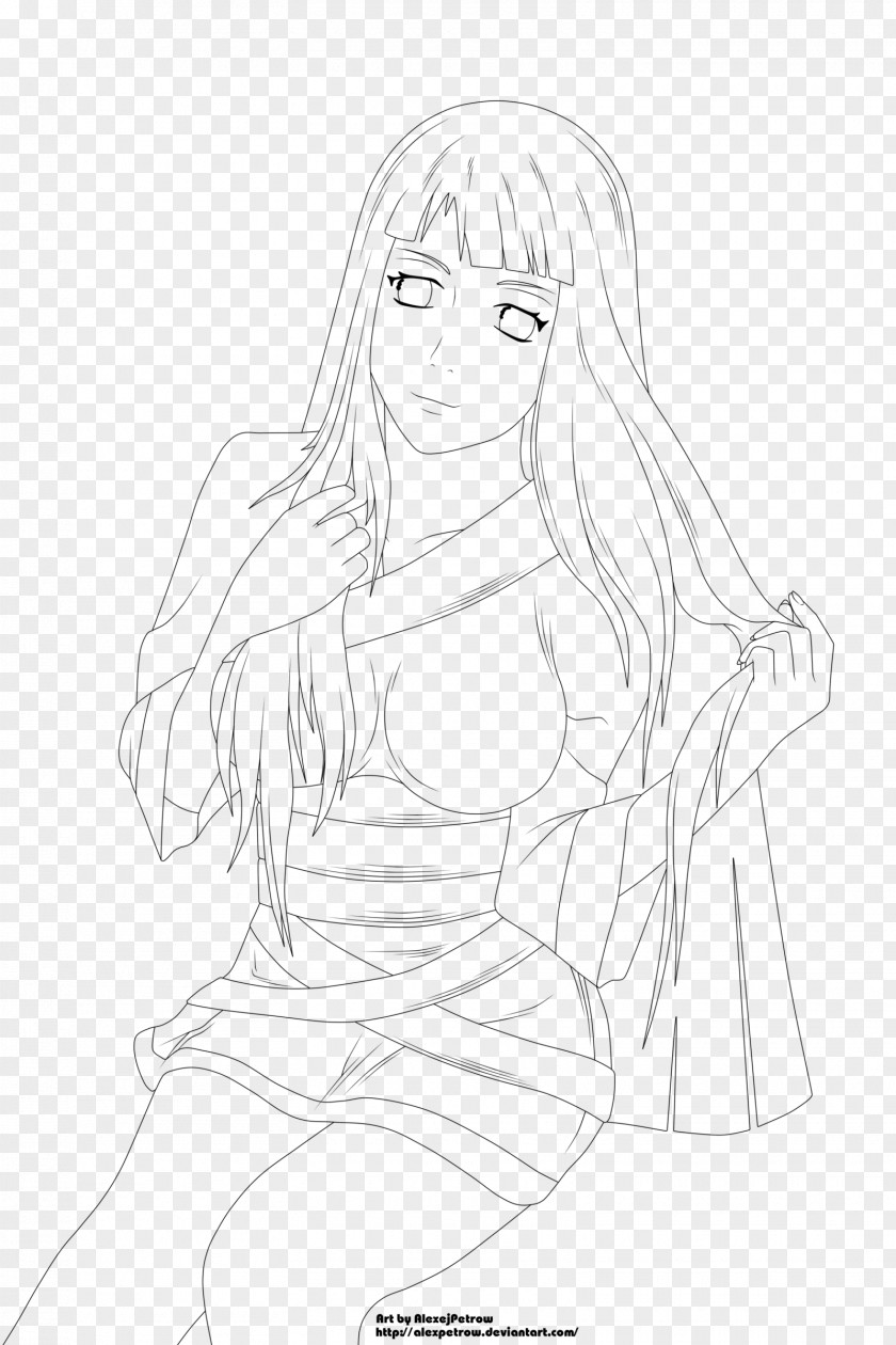Watching Human Hair Color Drawing Line Art Sketch PNG