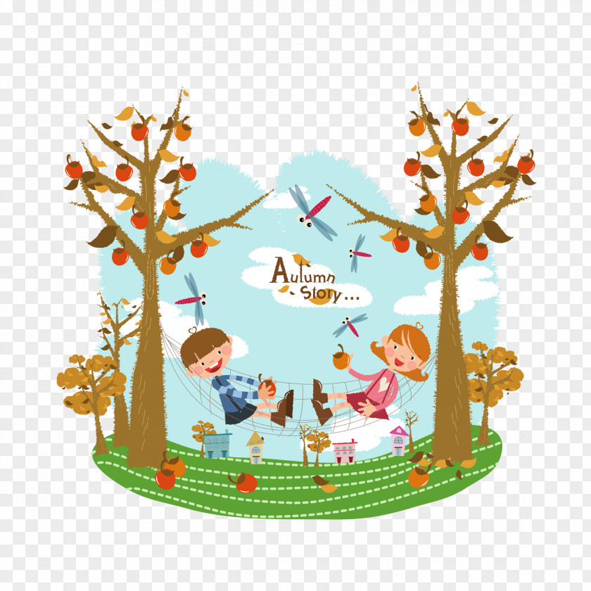 Autumn Tale Clip Art PNG