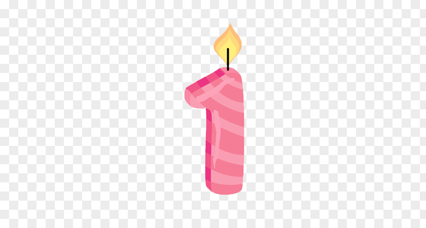 Birthday Candle Number 1 PNG candle number clipart PNG