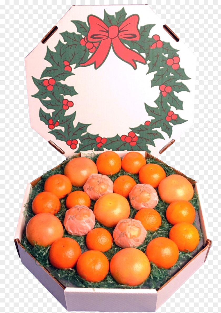 Fresh Style Wreath Clementine Orange Juice Tangerine PNG