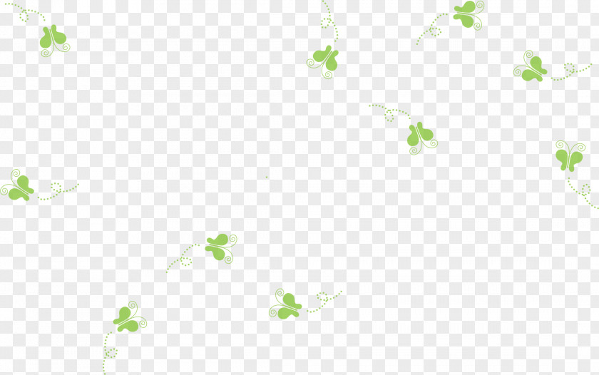 Green Butterfly Floating Area Angle Floor Pattern PNG