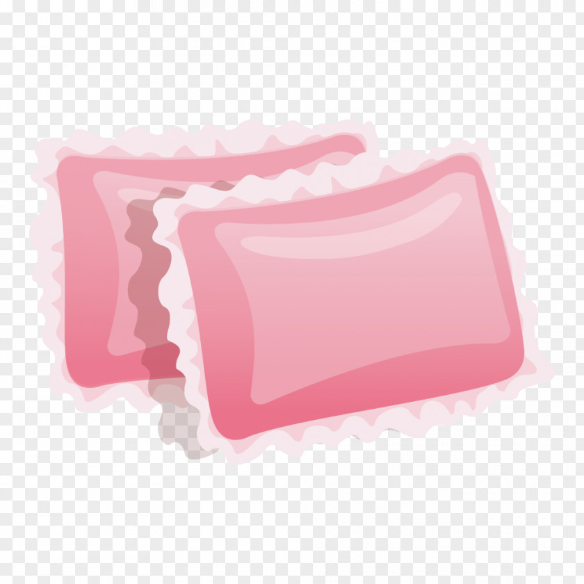 Pink Pillow Vector Material Cushion Icon PNG