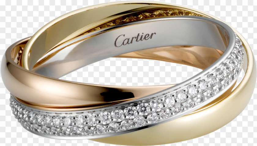 Ring Cartier Diamond Gold Love Bracelet PNG