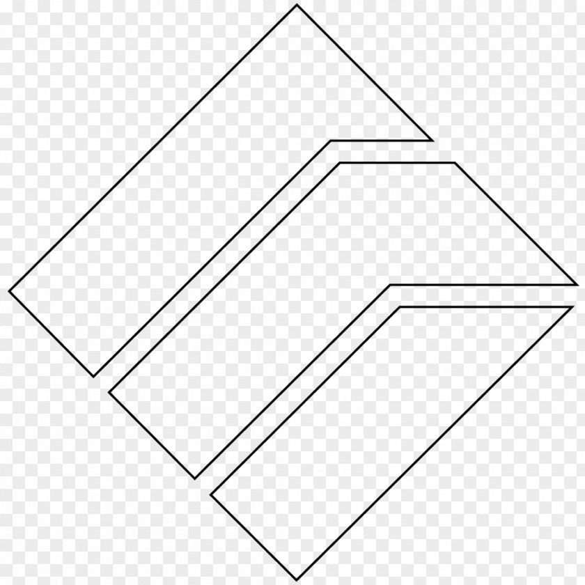 Angle Paper White Point Line Art PNG