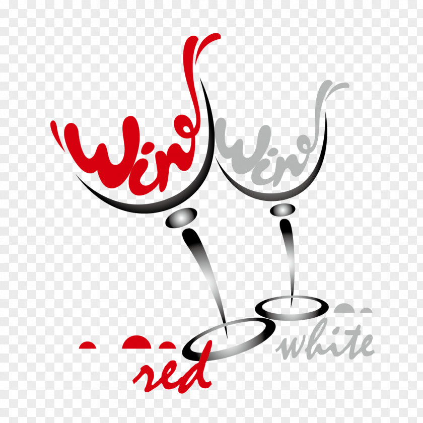 Creative Glass Pattern Wine Champagne Clip Art PNG